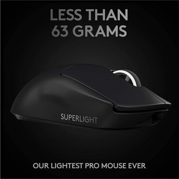 Logitech G PRO X SUPERLIGHT Wireless Gaming Mouse, Ultra-Lightweight, HERO 25K Sensor, 25,600 DPI, 5 Programmable Buttons, Long Battery Life - Image 9