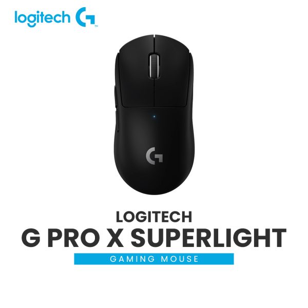 Logitech G PRO X SUPERLIGHT Wireless Gaming Mouse, Ultra-Lightweight, HERO 25K Sensor, 25,600 DPI, 5 Programmable Buttons, Long Battery Life