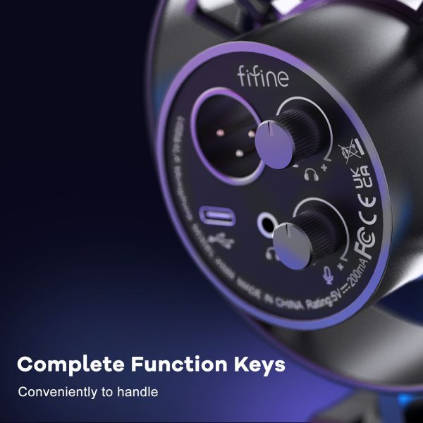 FIFINE K688 USB/XLR DYNAMIC Microphone - Image 7
