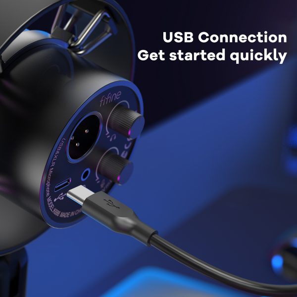 FIFINE K688 USB/XLR DYNAMIC Microphone - Image 8