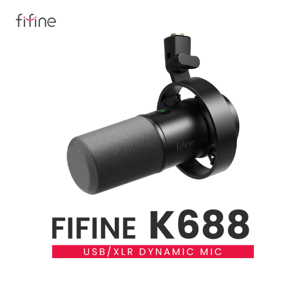 FIFINE K688 USB/XLR DYNAMIC Microphone