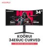 Koorui 34E6UC 34 Inch Curved WQHD Gaming Monitor