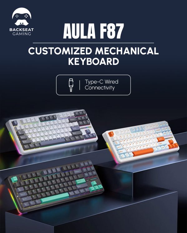 Aula F87 Hot Swappable Mechanical Keyboard - Image 5