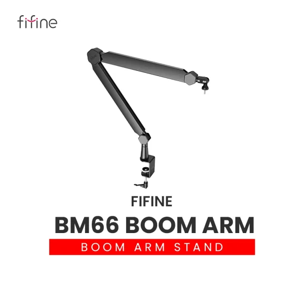 FIFINE BM66 Heavy Duty Metal Boom Arm Stand