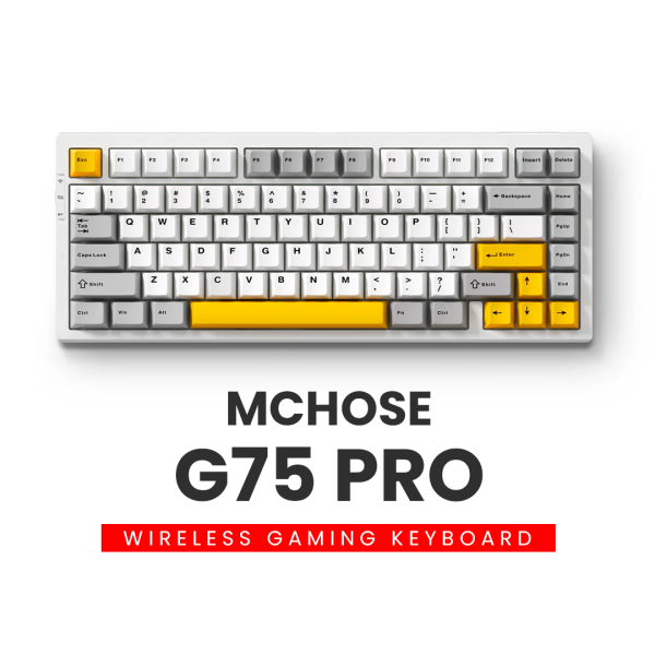 MCHOSE G75 Pro Wireless Gaming Mechanical Keyboard