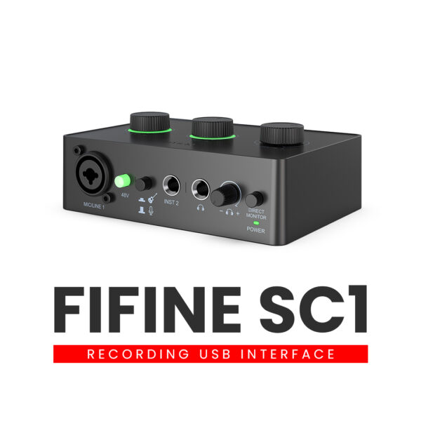 FIFINE SC1 Recording USB Interface