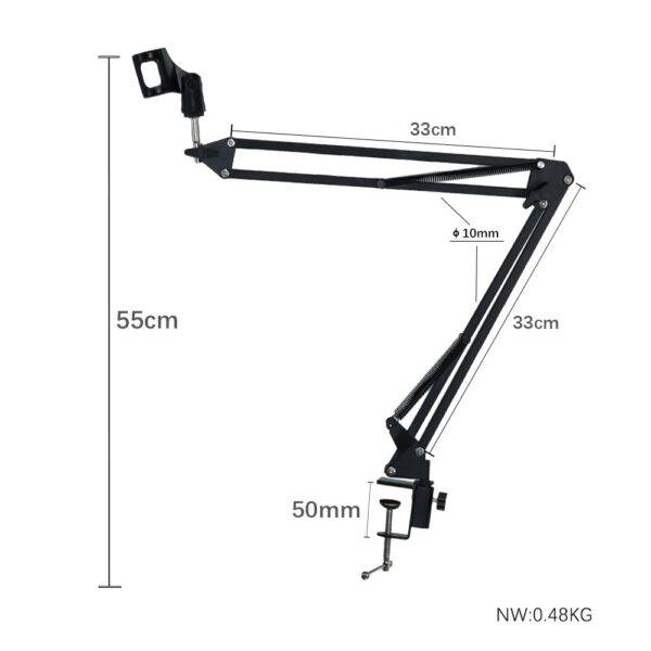Microphone Boom Arm Stand - BG35 - Image 2