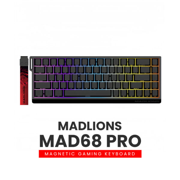 Madlions MAD68 Pro Hall Effect Magnetic Switch Gaming Keyboard